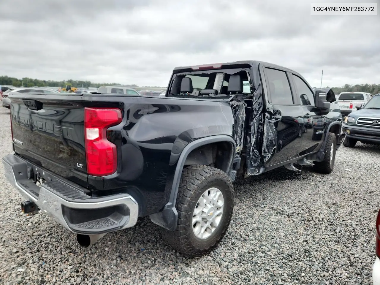2021 CHEVROLET SILVERADO VIN 1GC4YNEY6MF283772 — фото 3