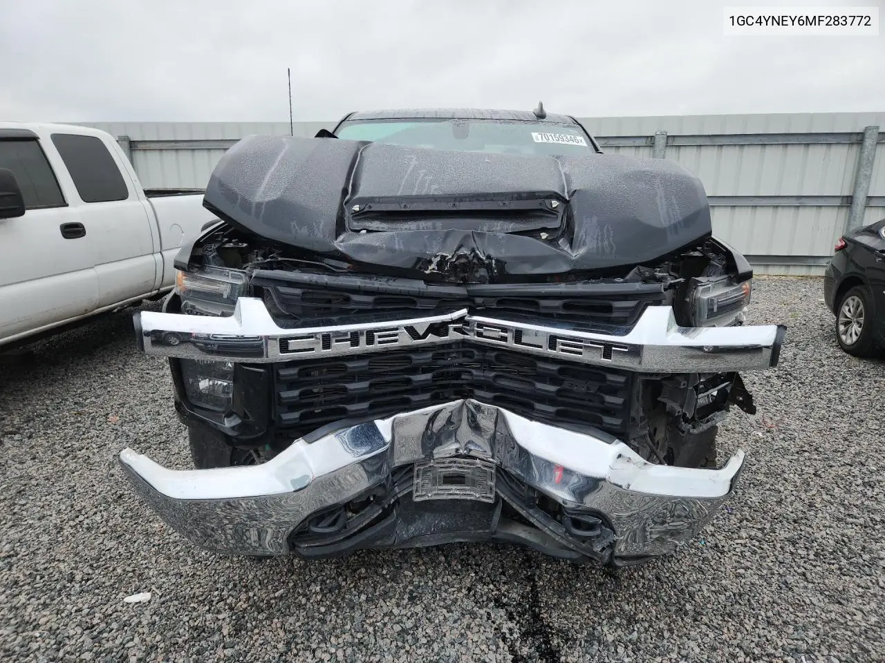 2021 CHEVROLET SILVERADO VIN 1GC4YNEY6MF283772 — фото 5