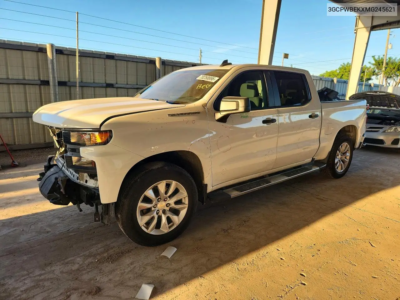 CHEVROLET SILVERADO 2021, VIN 3GCPWBEKXMG245621