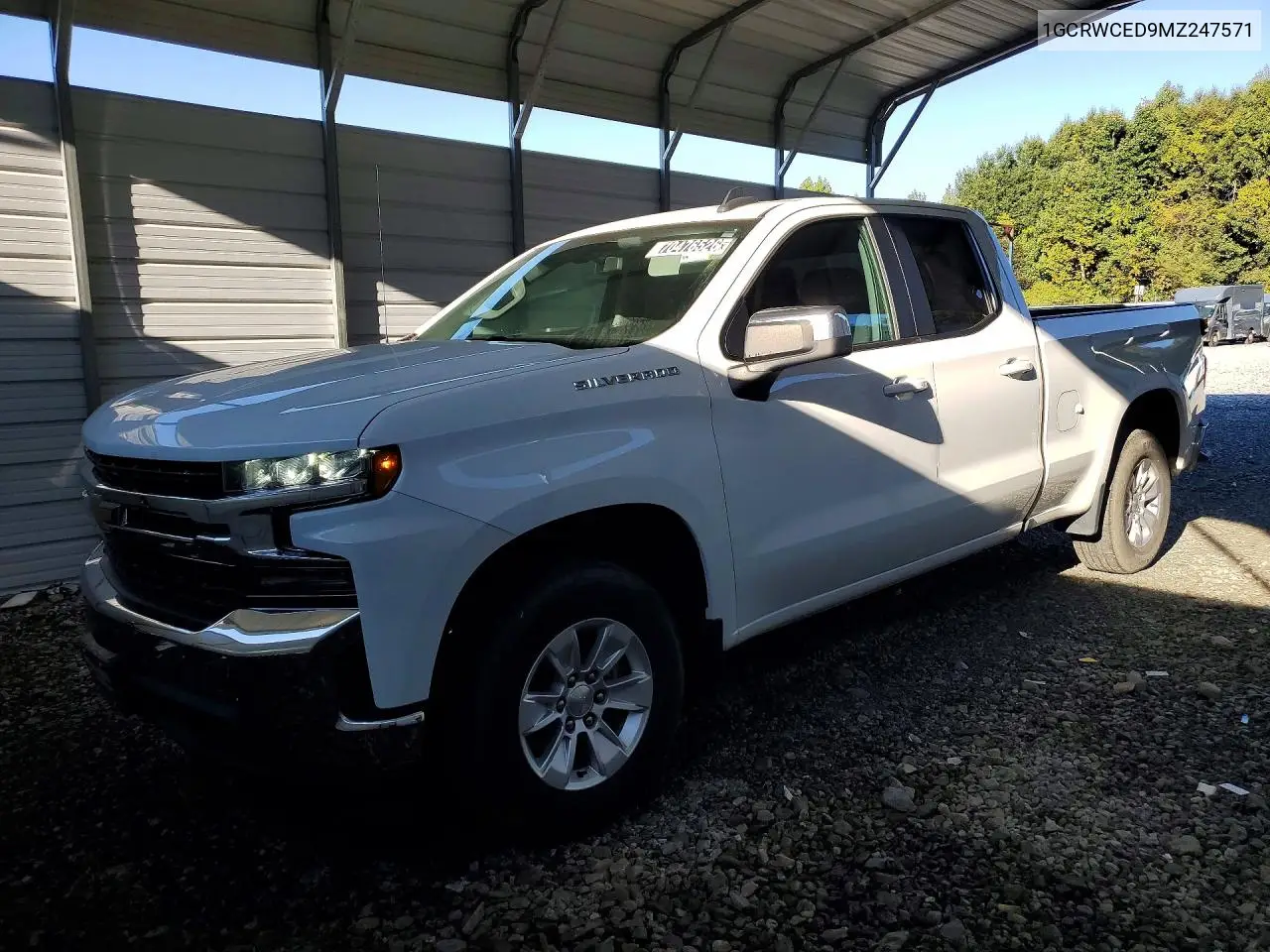 CHEVROLET SILVERADO 2021, VIN 1GCRWCED9MZ247571