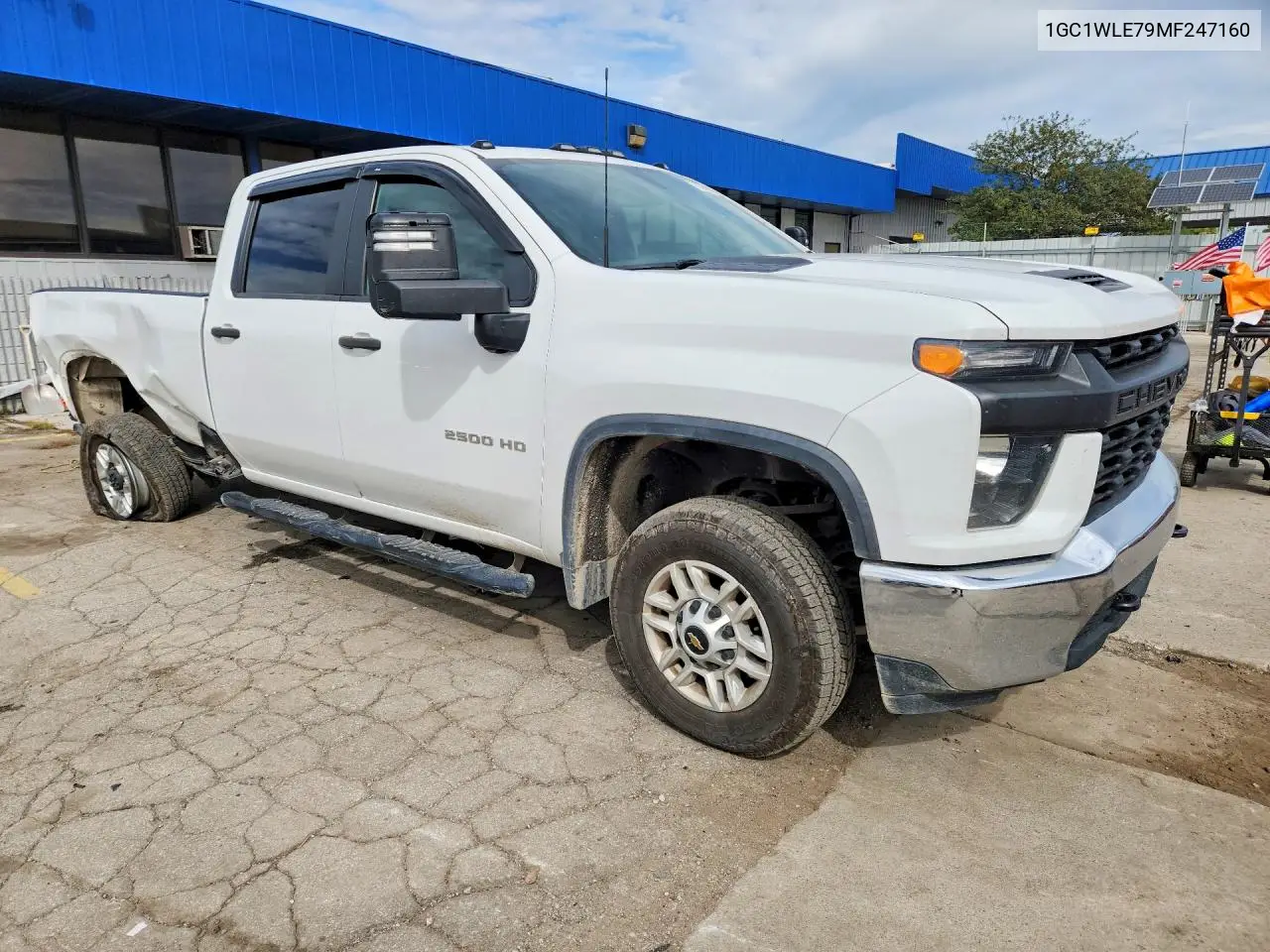 2021 CHEVROLET SILVERADO VIN 1GC1WLE79MF247160 — фото 4