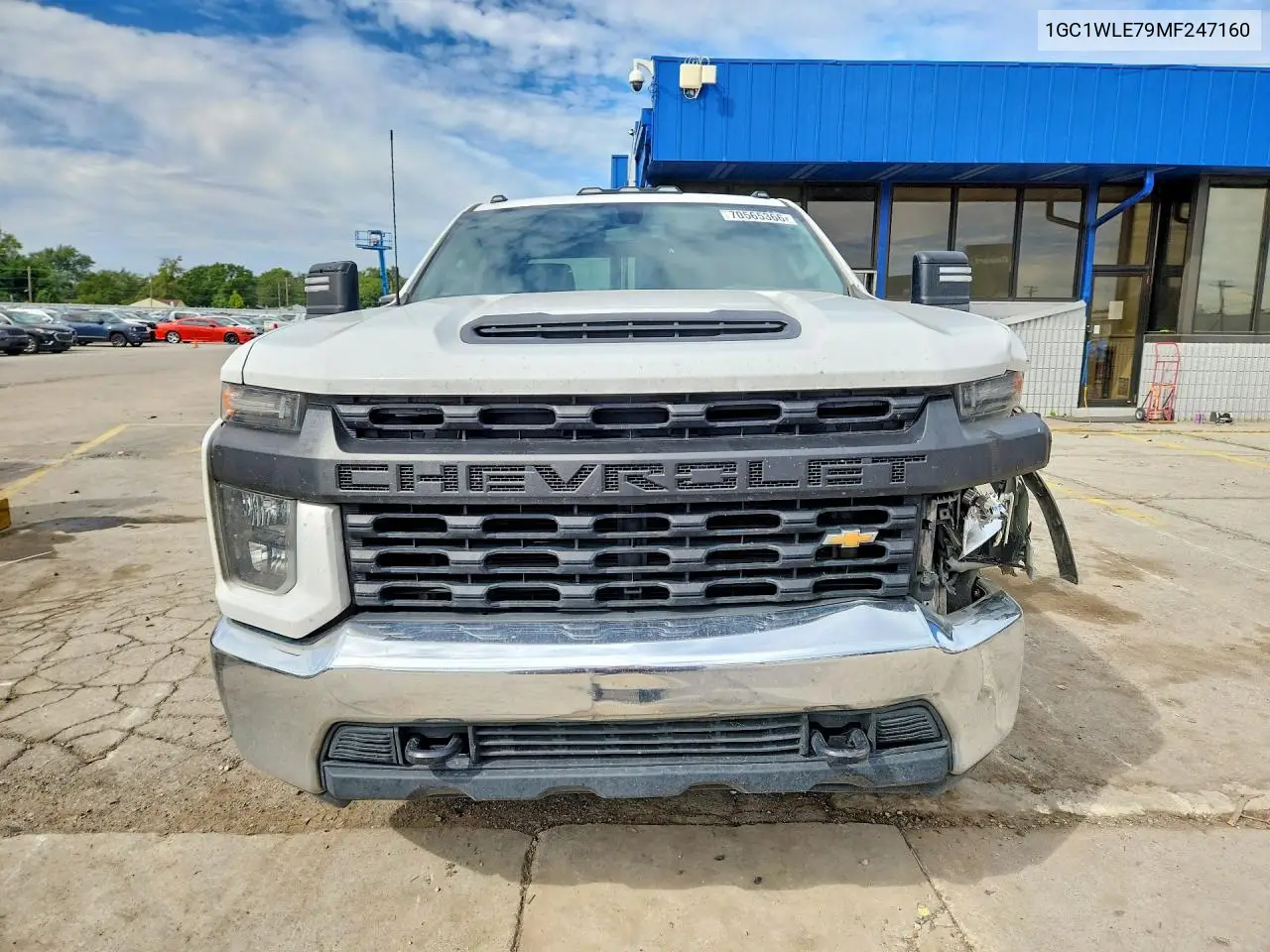 2021 CHEVROLET SILVERADO VIN 1GC1WLE79MF247160 — фото 5