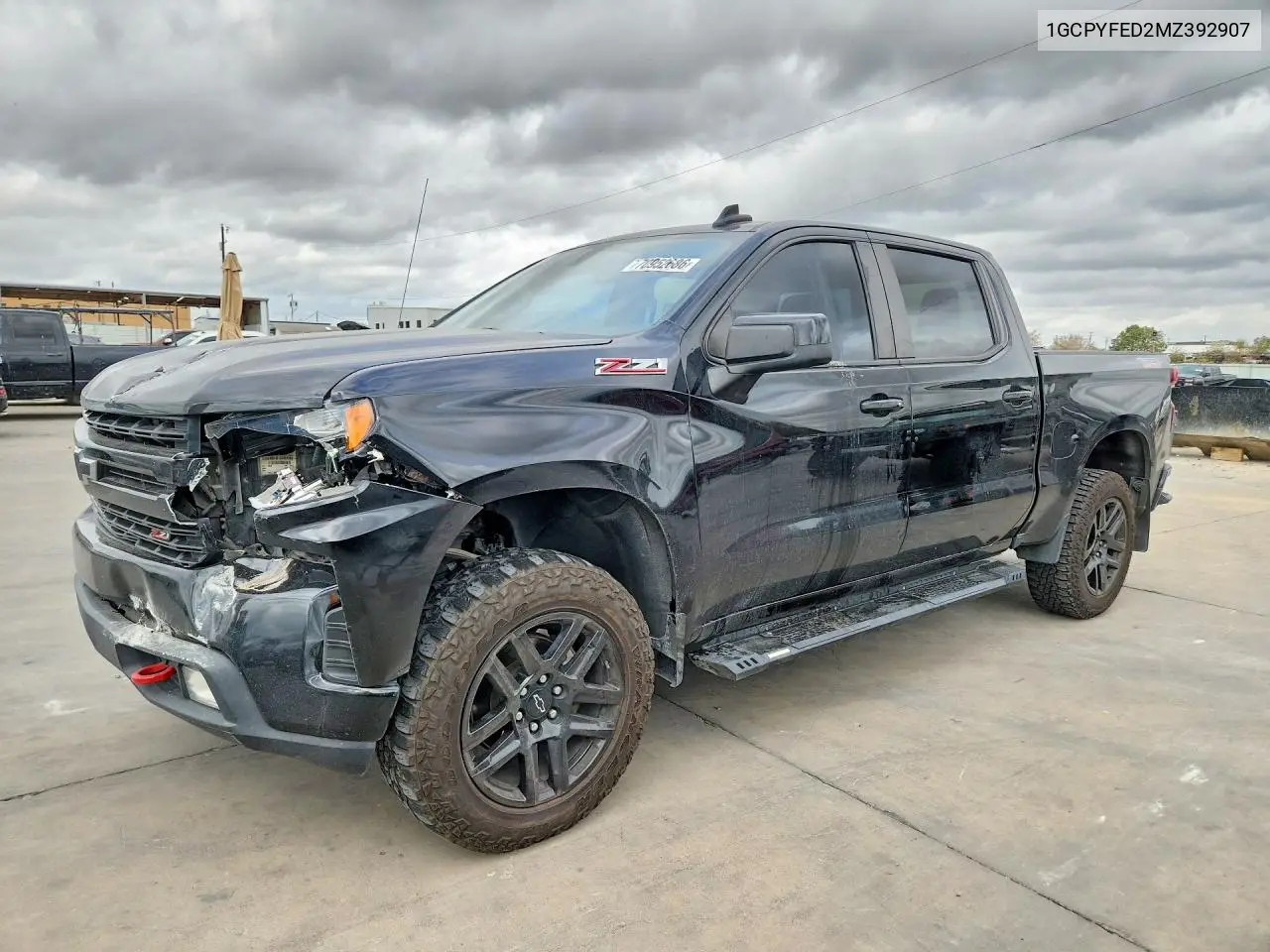 CHEVROLET SILVERADO 2021, VIN 1GCPYFED2MZ392907