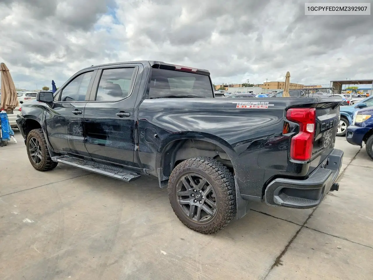 2021 CHEVROLET SILVERADO VIN 1GCPYFED2MZ392907 — фото 2