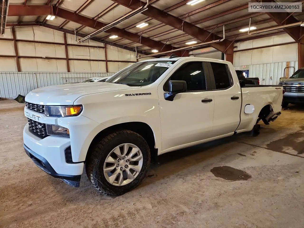 CHEVROLET SILVERADO 2021, VIN 1GCRYBEK4MZ300163