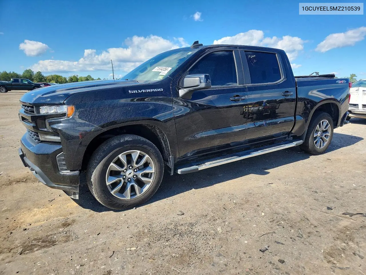 CHEVROLET SILVERADO 2021, VIN 1GCUYEEL5MZ210539