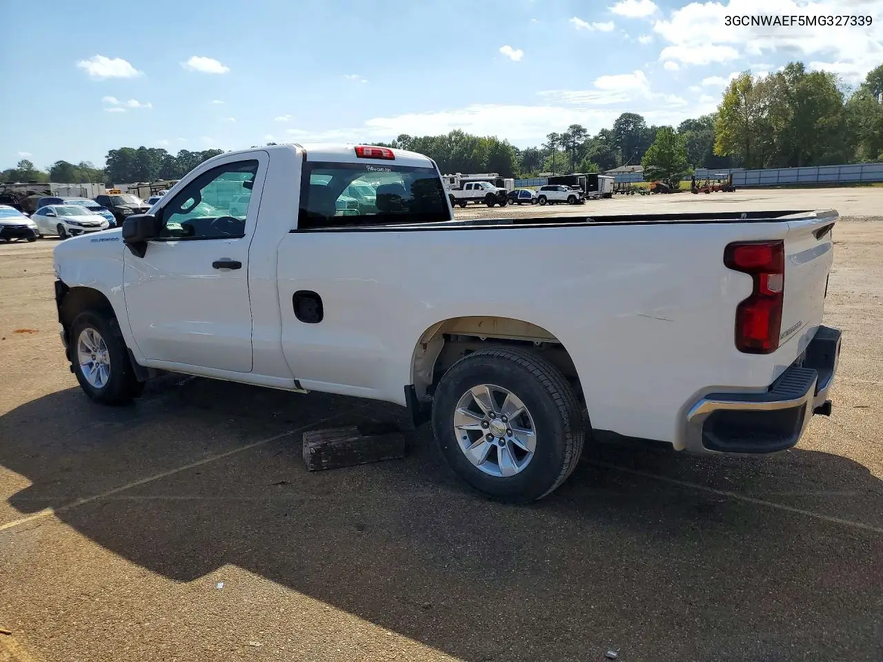 2021 CHEVROLET SILVERADO VIN 3GCNWAEF5MG327339 — фото 2