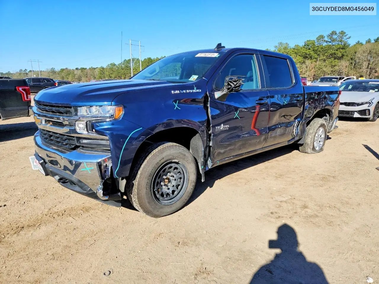 CHEVROLET SILVERADO 2021, VIN 3GCUYDED8MG456049