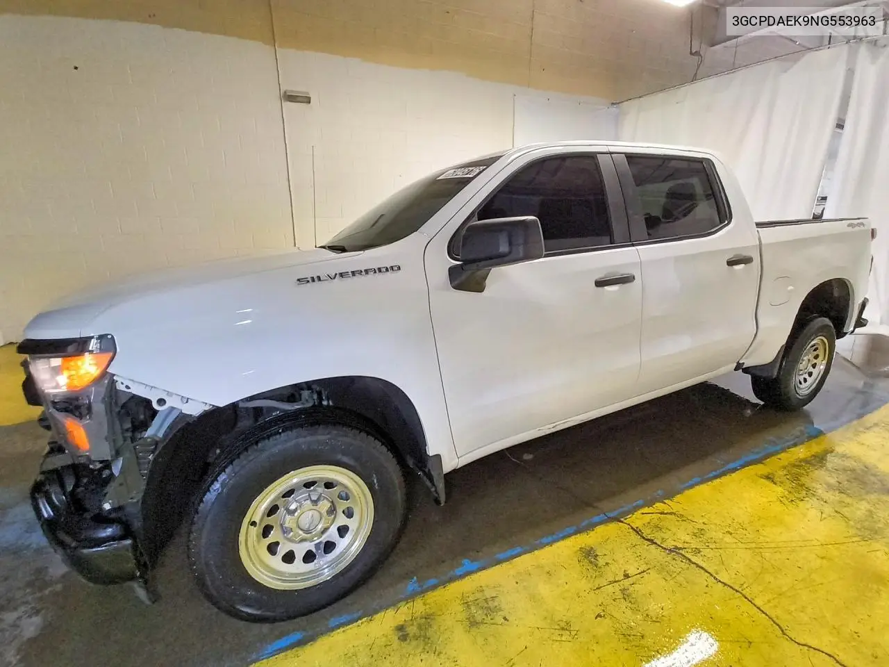 CHEVROLET SILVERADO 2022, VIN 3GCPDAEK9NG553963