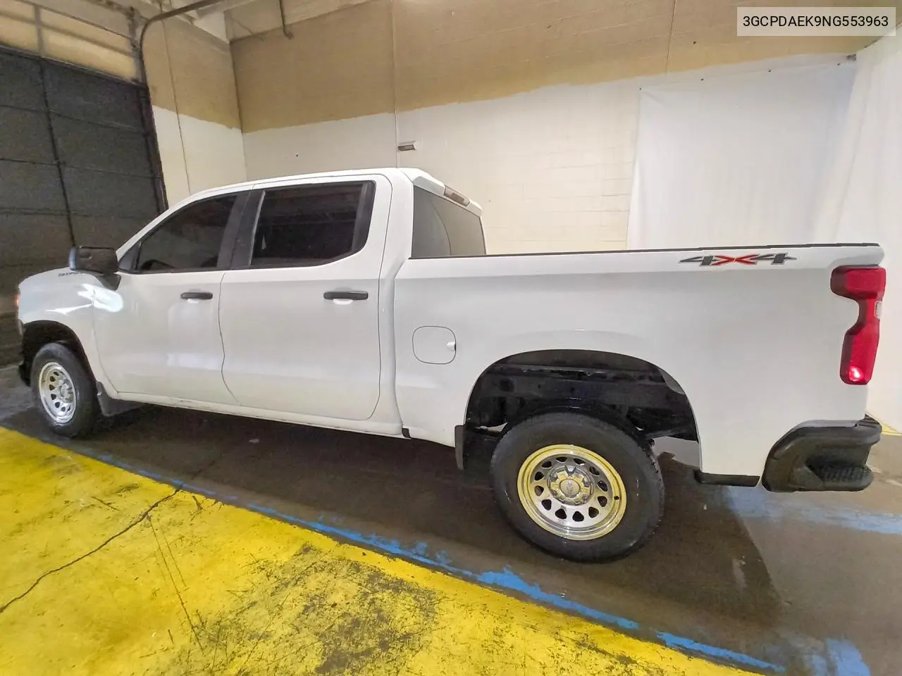 2022 CHEVROLET SILVERADO VIN 3GCPDAEK9NG553963 — фото 2