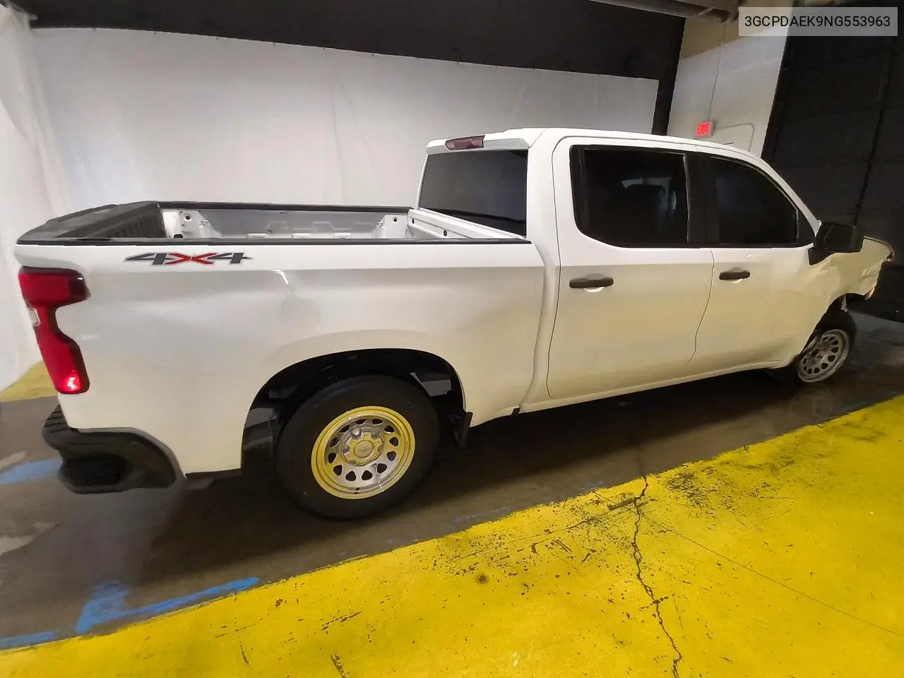 2022 CHEVROLET SILVERADO VIN 3GCPDAEK9NG553963 — фото 3