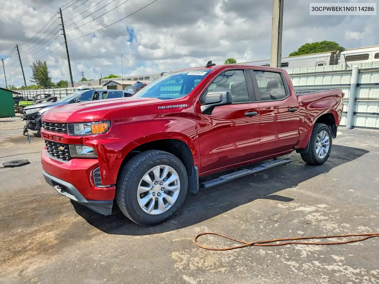 CHEVROLET SILVERADO 2022, VIN 3GCPWBEK1NG114286