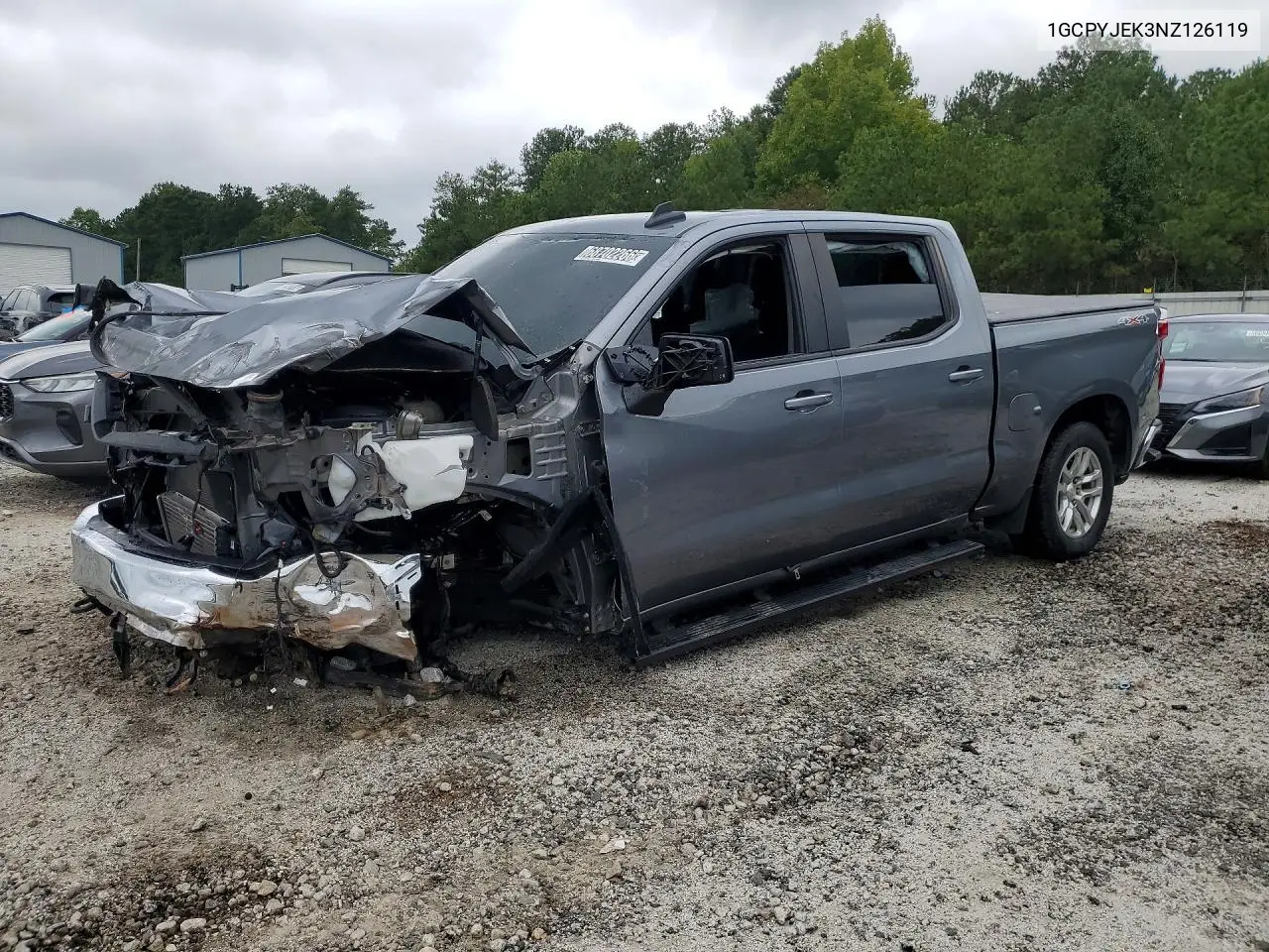 CHEVROLET SILVERADO 2022, VIN 1GCPYJEK3NZ126119