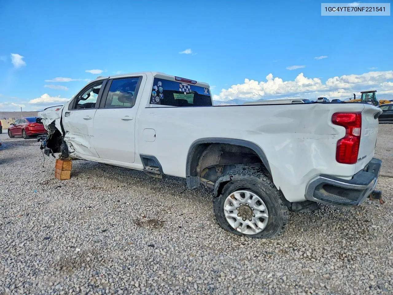 2022 CHEVROLET SILVERADO VIN 1GC4YTE70NF221541 — фото 2