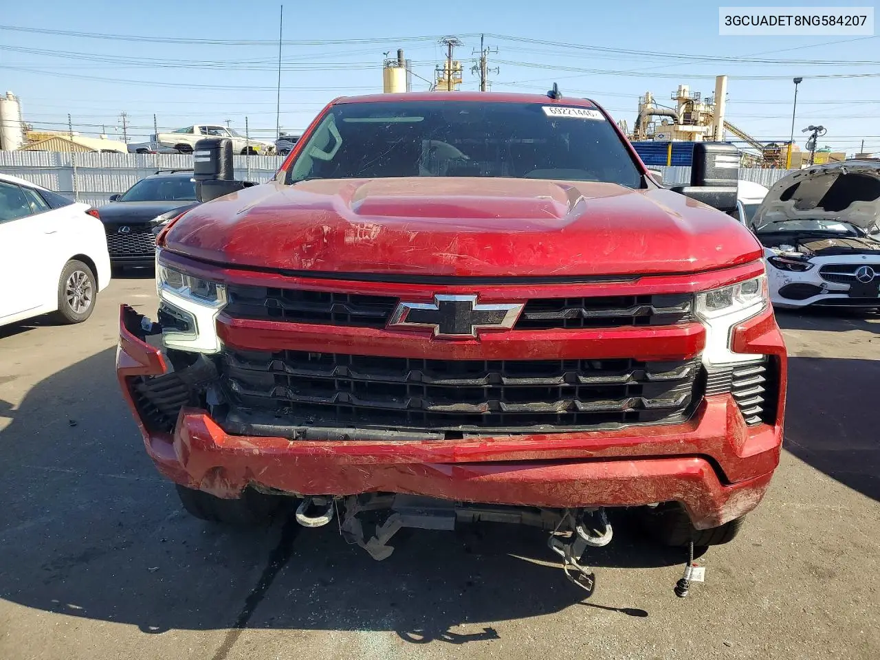 2022 CHEVROLET SILVERADO VIN 3GCUADET8NG584207 — фото 5