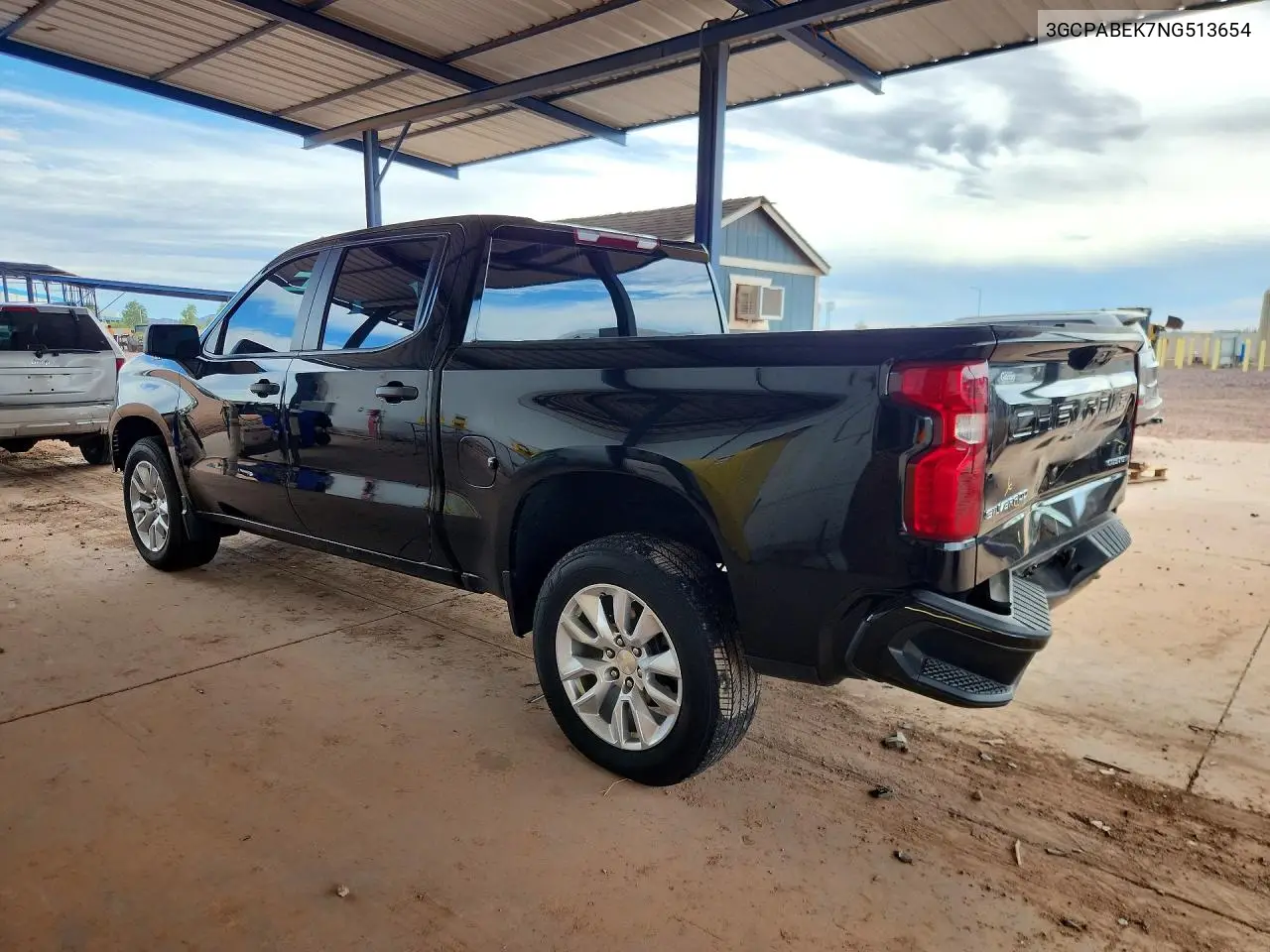 2022 CHEVROLET SILVERADO VIN 3GCPABEK7NG513654 — фото 2