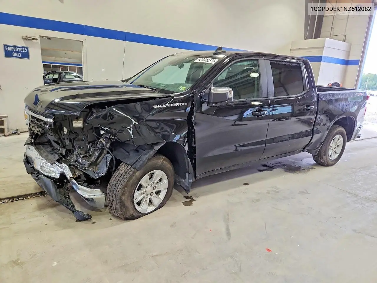 CHEVROLET SILVERADO 2022, VIN 1GCPDDEK1NZ512082