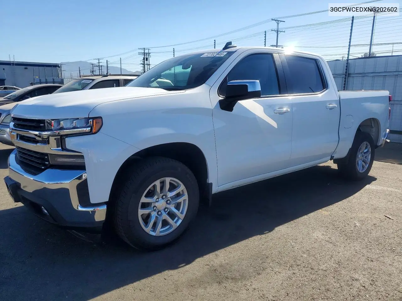 CHEVROLET SILVERADO 2022, VIN 3GCPWCEDXNG202602