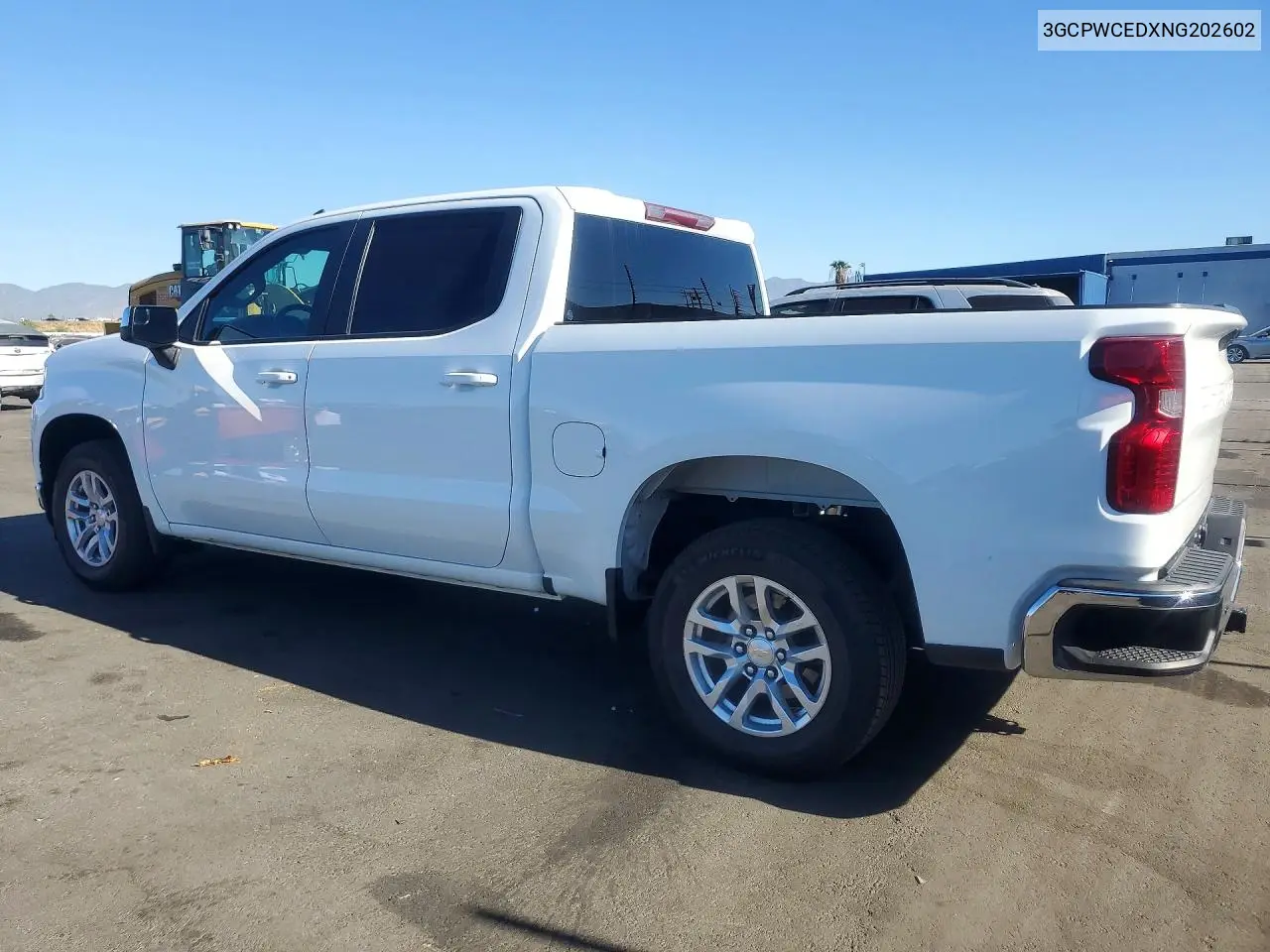 2022 CHEVROLET SILVERADO VIN 3GCPWCEDXNG202602 — фото 2