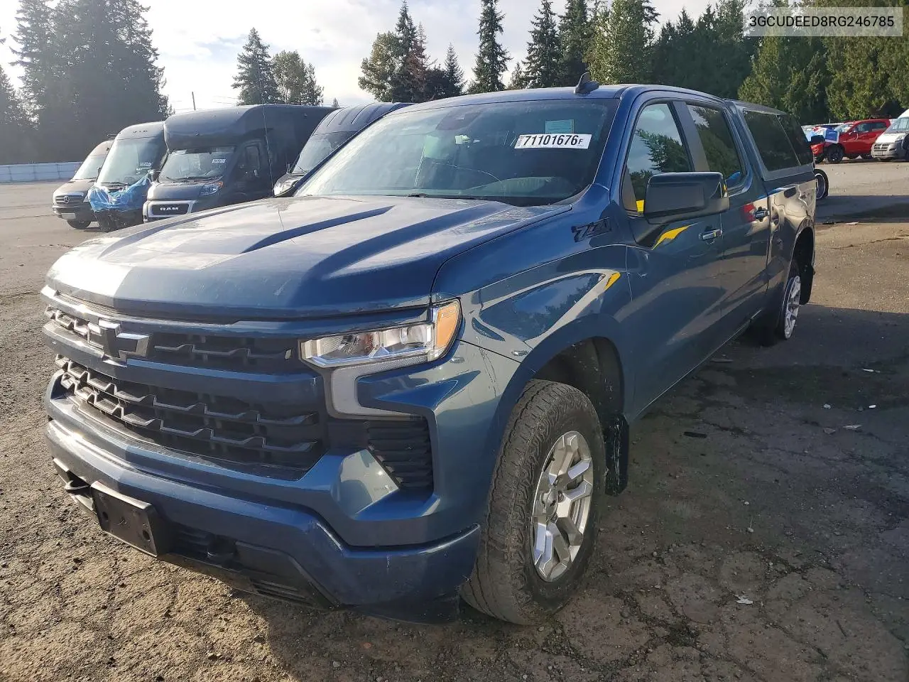 CHEVROLET SILVERADO 2024, VIN 3GCUDEED8RG246785