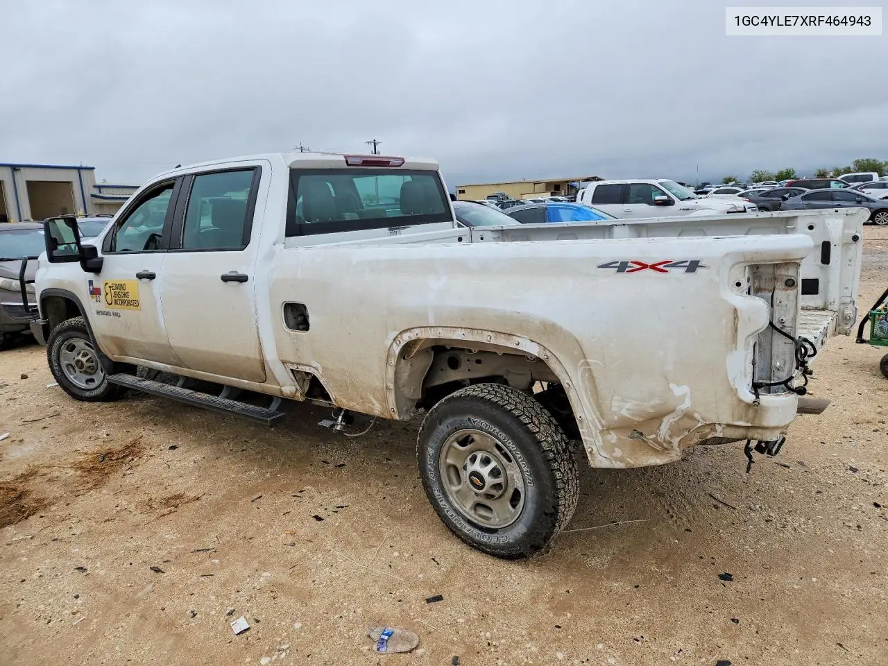 2024 CHEVROLET SILVERADO VIN 1GC4YLE7XRF464943 — фото 2