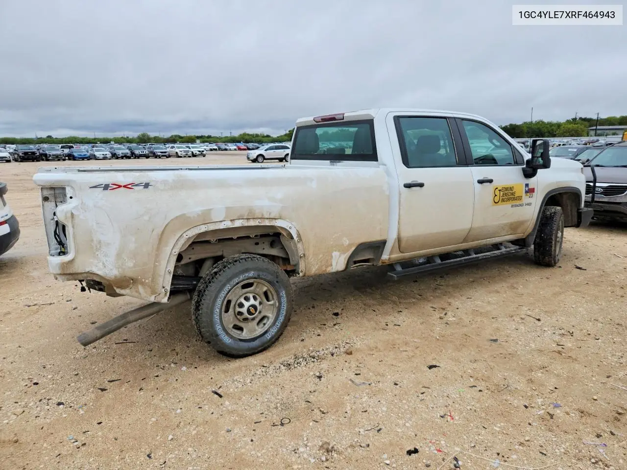 2024 CHEVROLET SILVERADO VIN 1GC4YLE7XRF464943 — фото 3