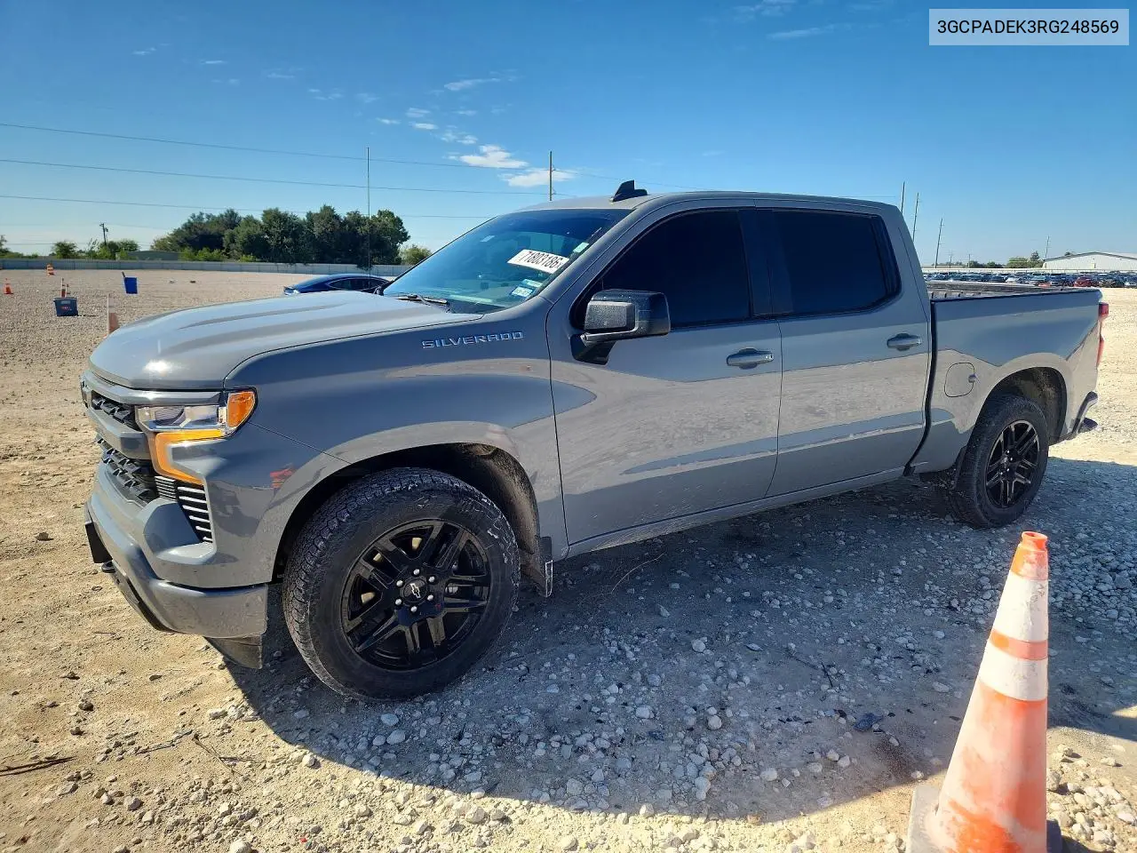 CHEVROLET SILVERADO 2024, VIN 3GCPADEK3RG248569