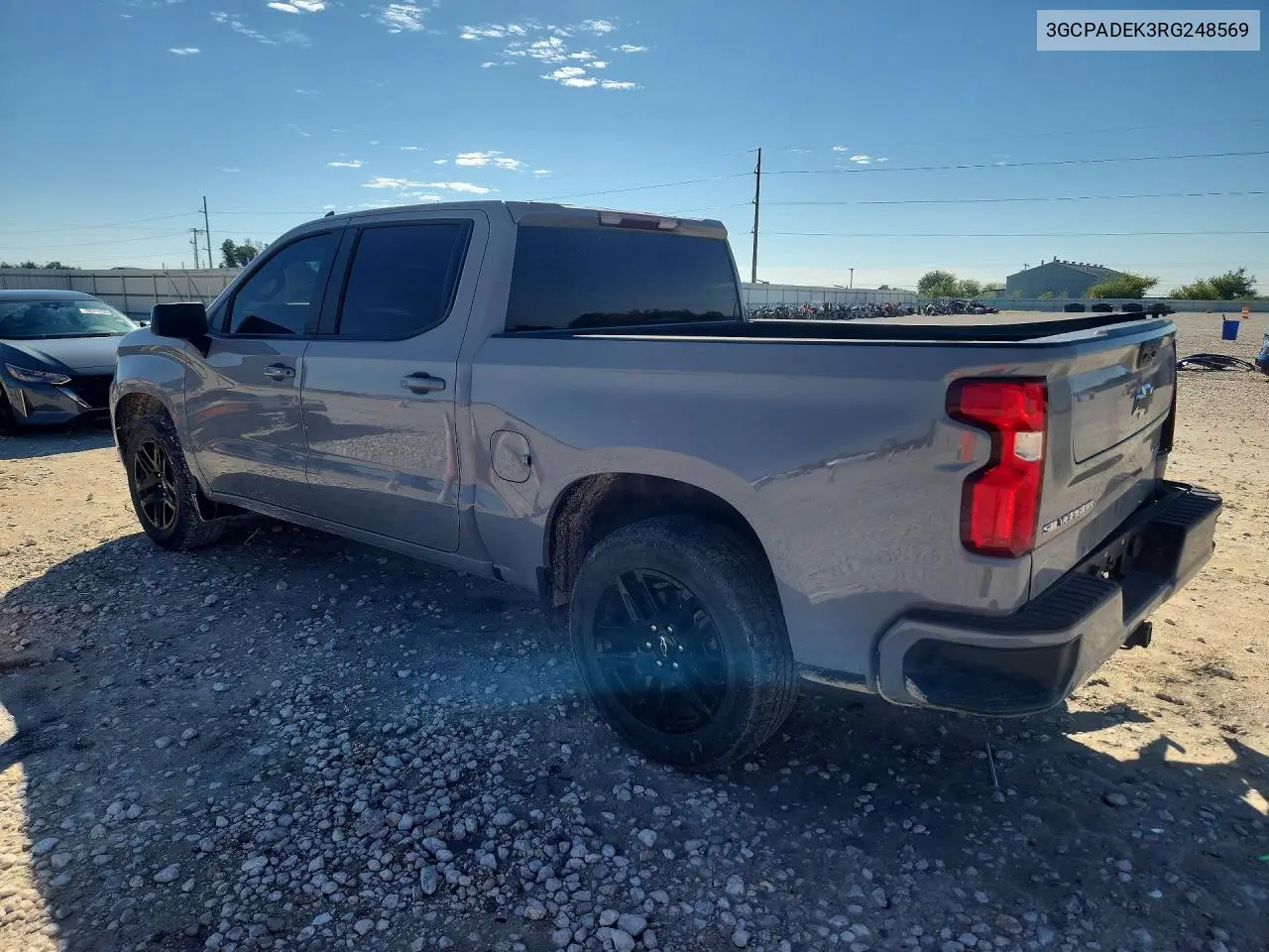 2024 CHEVROLET SILVERADO VIN 3GCPADEK3RG248569 — фото 2