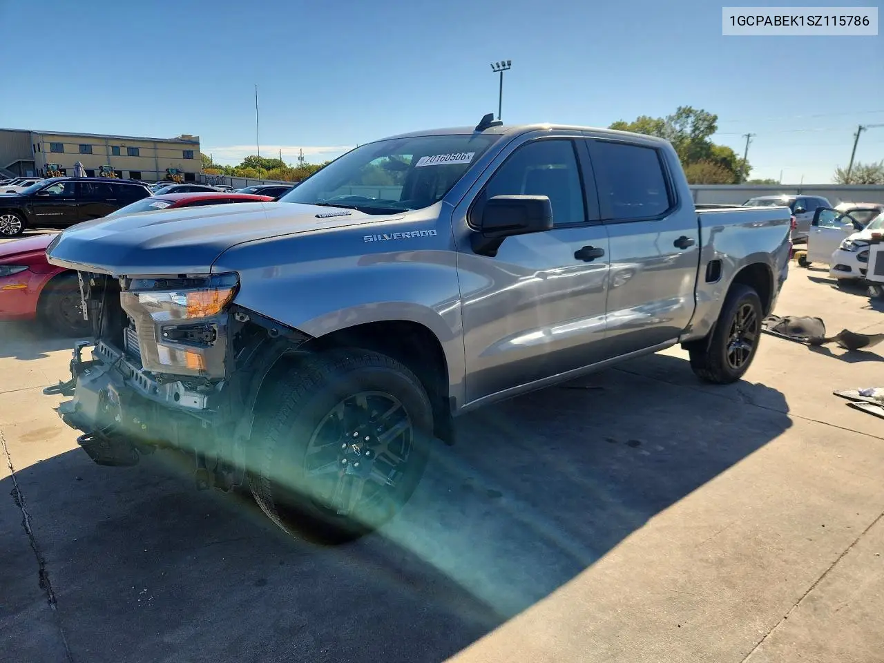 CHEVROLET SILVERADO 2025, VIN 1GCPABEK1SZ115786