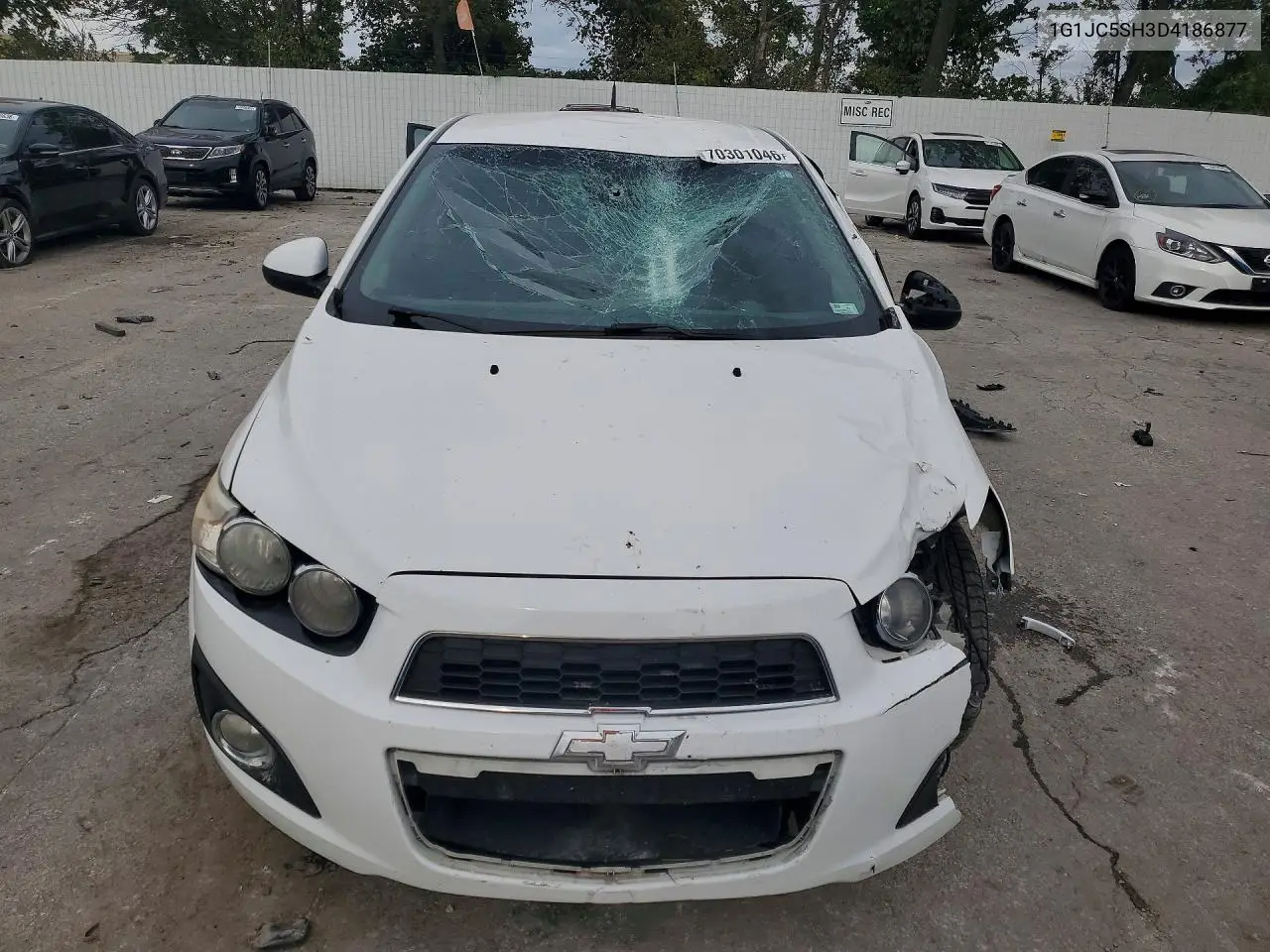 2013 CHEVROLET SONIC VIN 1G1JC5SH3D4186877 — фото 5
