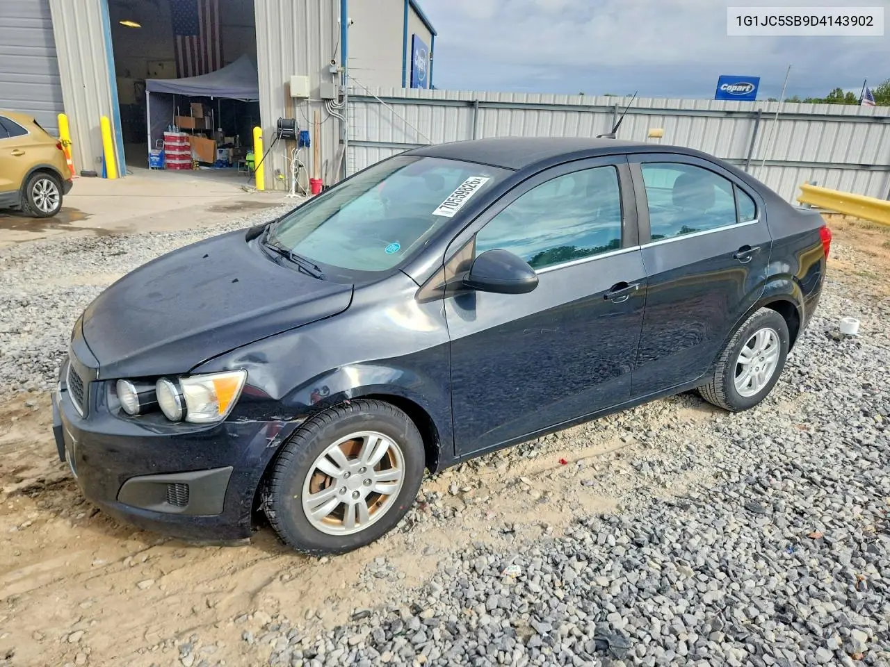 CHEVROLET SONIC 2013, VIN 1G1JC5SB9D4143902