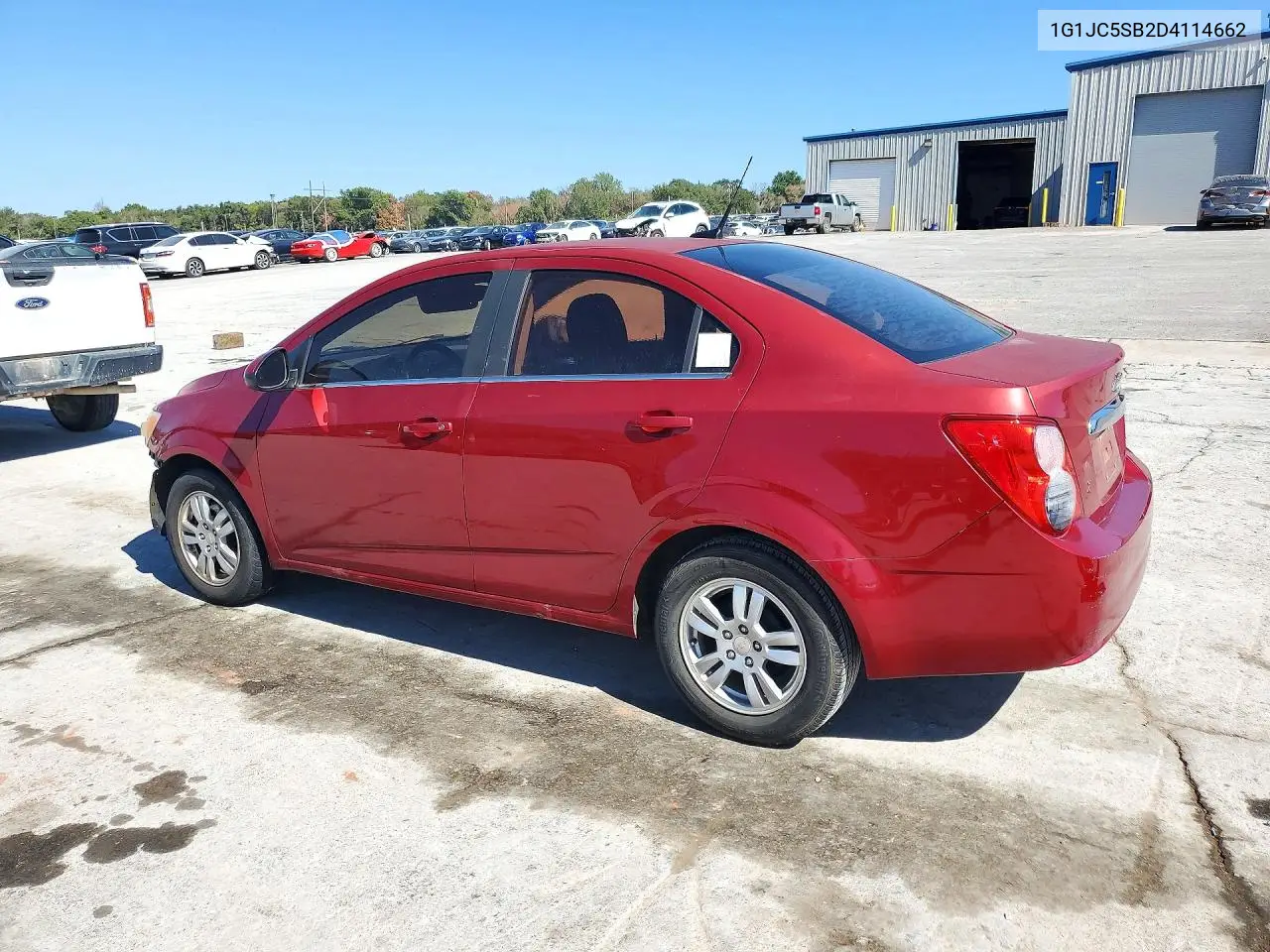 2013 CHEVROLET SONIC VIN 1G1JC5SB2D4114662 — фото 2