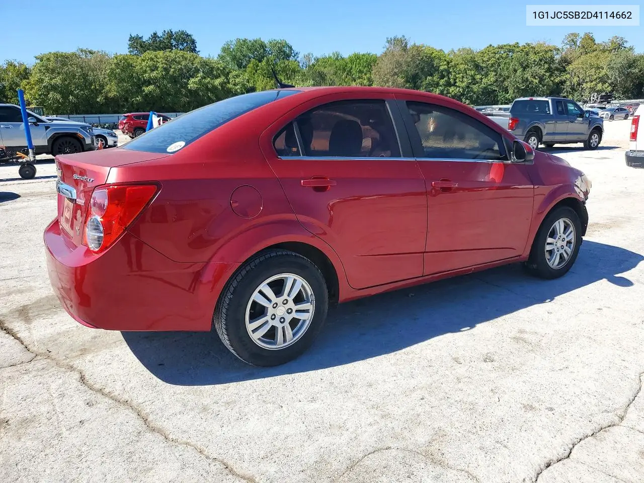 2013 CHEVROLET SONIC VIN 1G1JC5SB2D4114662 — фото 3