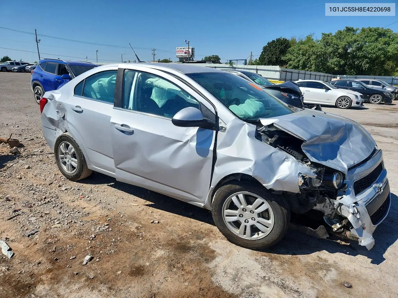 2014 CHEVROLET SONIC VIN 1G1JC5SH8E4220698 — фото 4