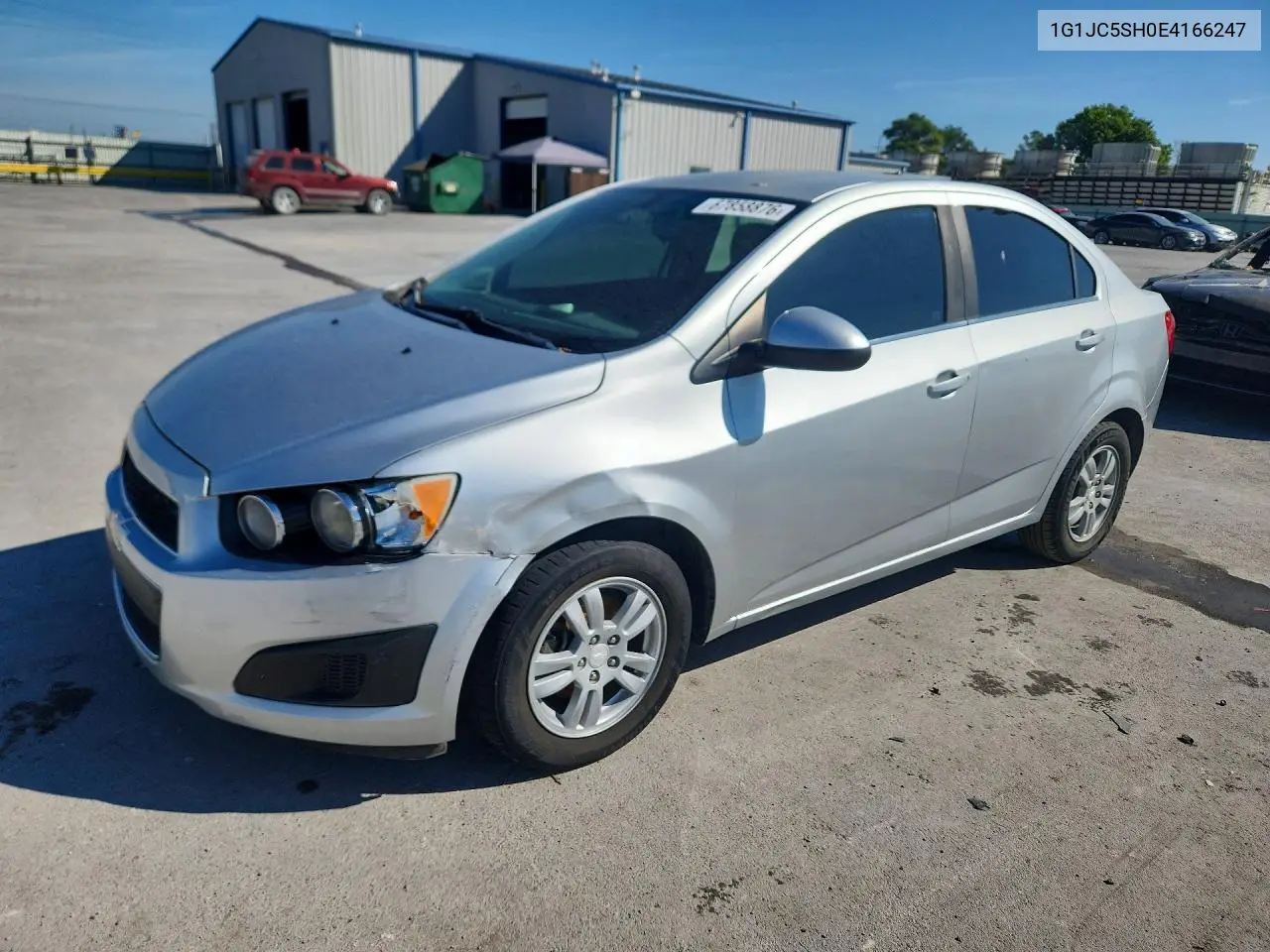 CHEVROLET SONIC 2014, VIN 1G1JC5SH0E4166247