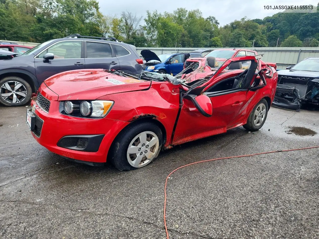 CHEVROLET SONIC 2014, VIN 1G1JA5SGXE4155513