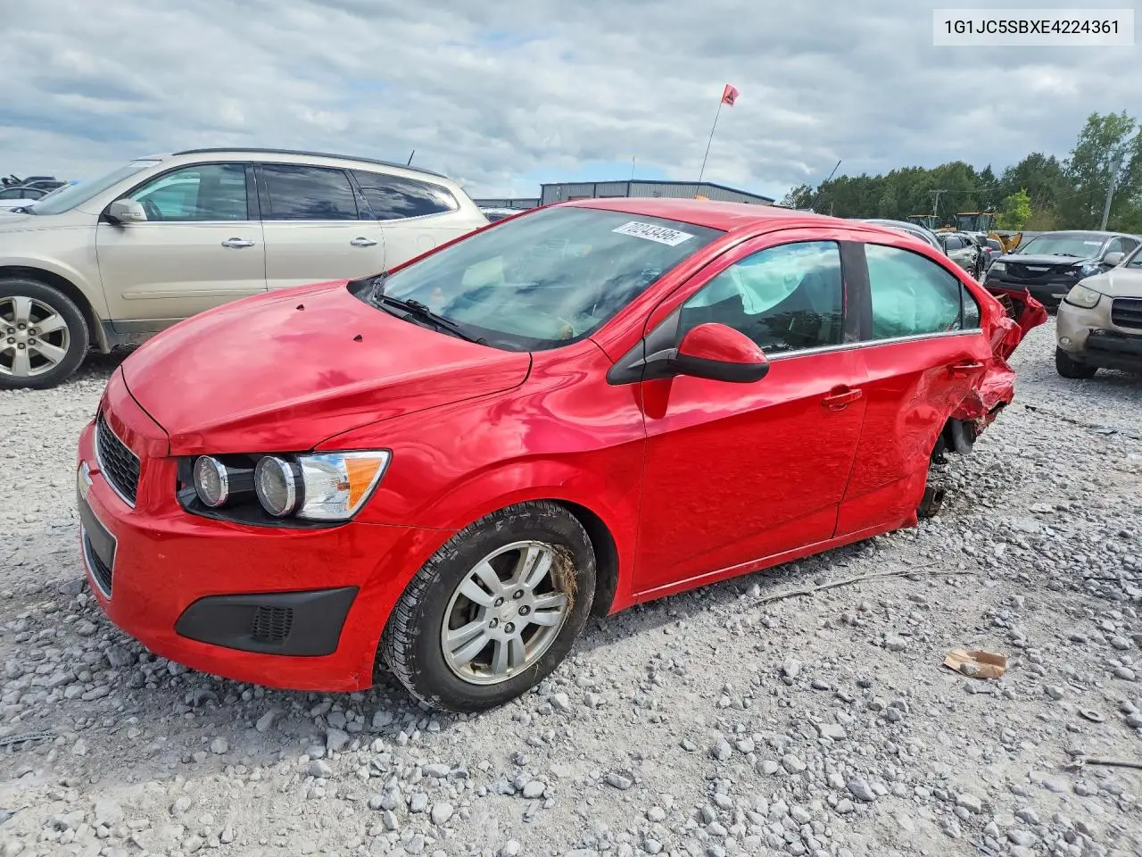 CHEVROLET SONIC 2014, VIN 1G1JC5SBXE4224361