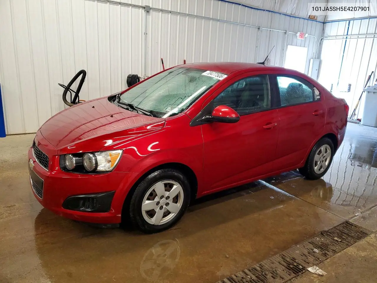 CHEVROLET SONIC 2014, VIN 1G1JA5SH5E4207901