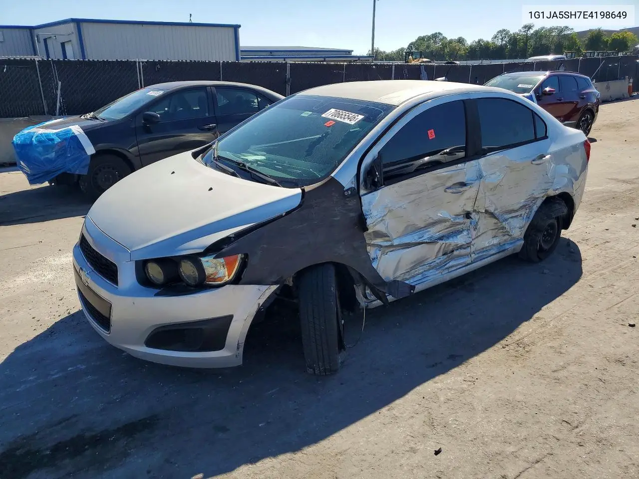 CHEVROLET SONIC 2014, VIN 1G1JA5SH7E4198649