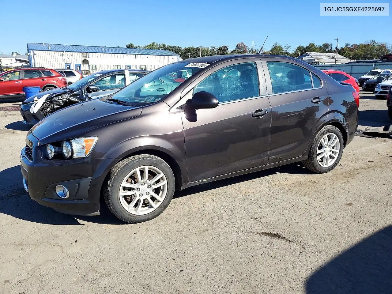 CHEVROLET SONIC 2014, VIN 1G1JC5SGXE4225697