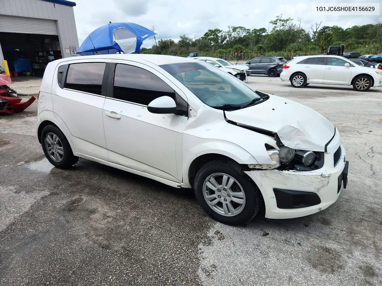 2014 CHEVROLET SONIC VIN 1G1JC6SH0E4156629 — фото 4