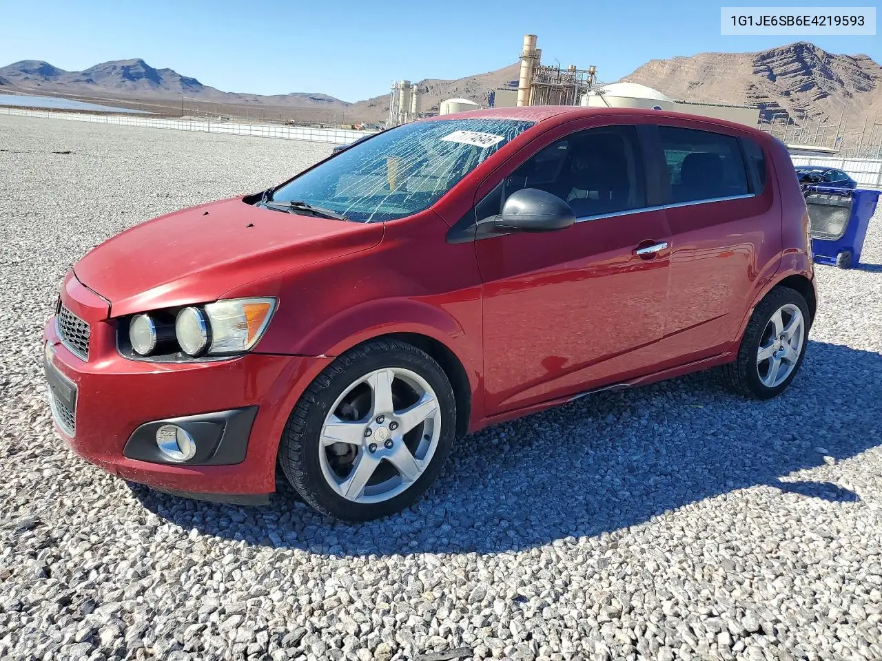 CHEVROLET SONIC 2014, VIN 1G1JE6SB6E4219593