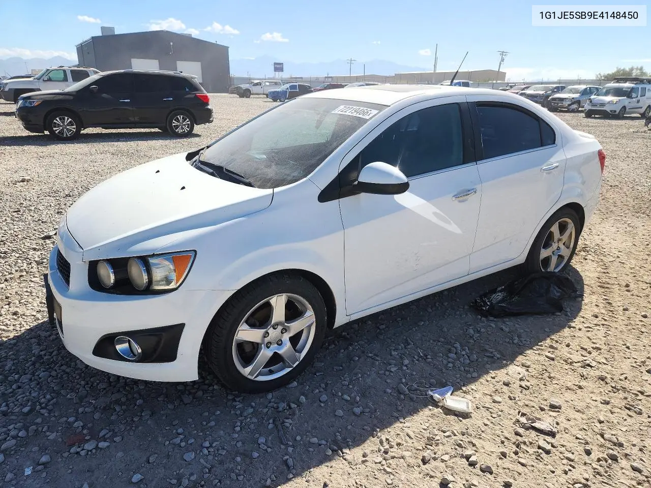 CHEVROLET SONIC 2014, VIN 1G1JE5SB9E4148450