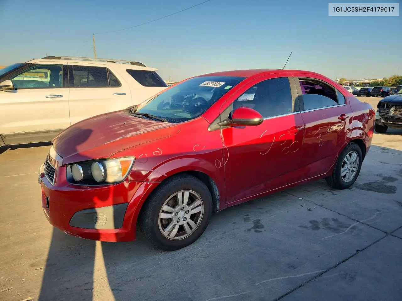 CHEVROLET SONIC 2015, VIN 1G1JC5SH2F4179017