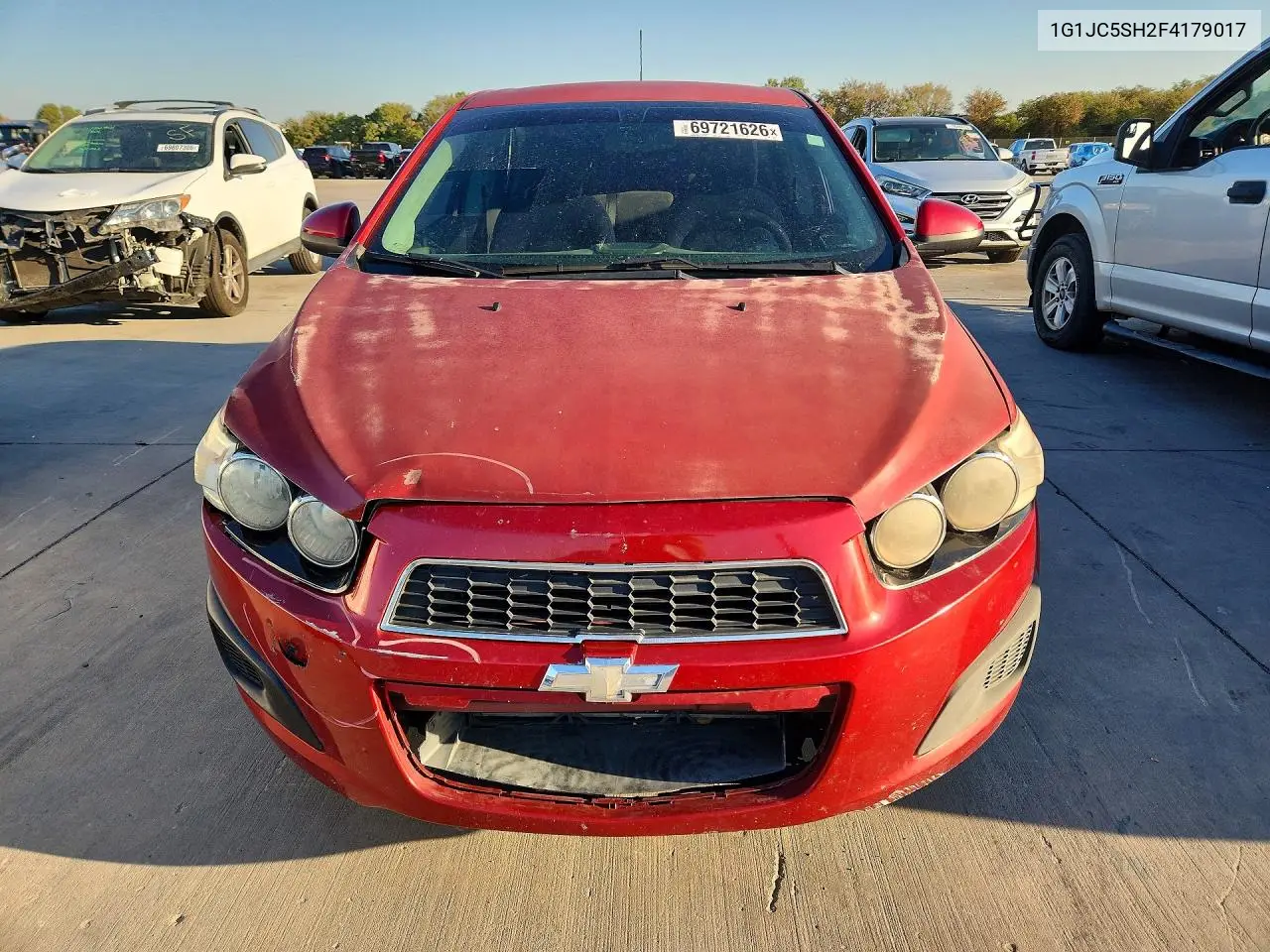 2015 CHEVROLET SONIC VIN 1G1JC5SH2F4179017 — фото 5
