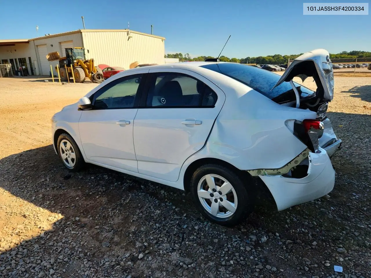 2015 CHEVROLET SONIC VIN 1G1JA5SH3F4200334 — фото 2