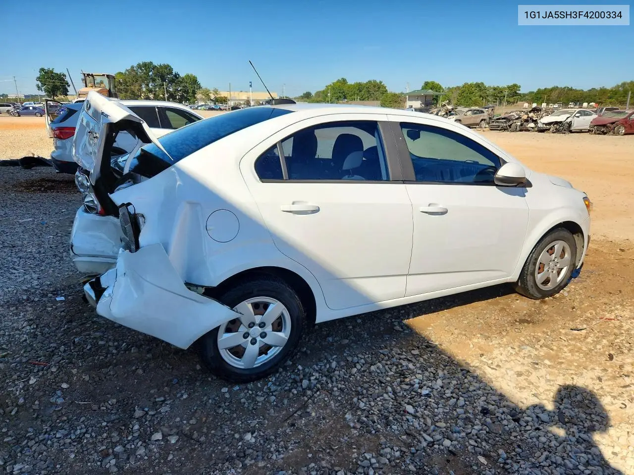 2015 CHEVROLET SONIC VIN 1G1JA5SH3F4200334 — фото 3