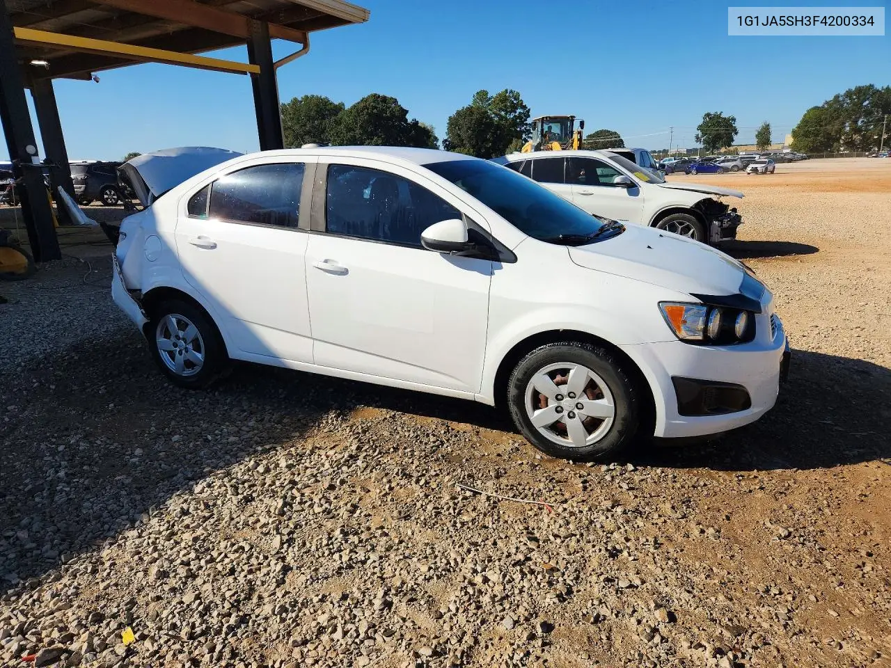 2015 CHEVROLET SONIC VIN 1G1JA5SH3F4200334 — фото 4