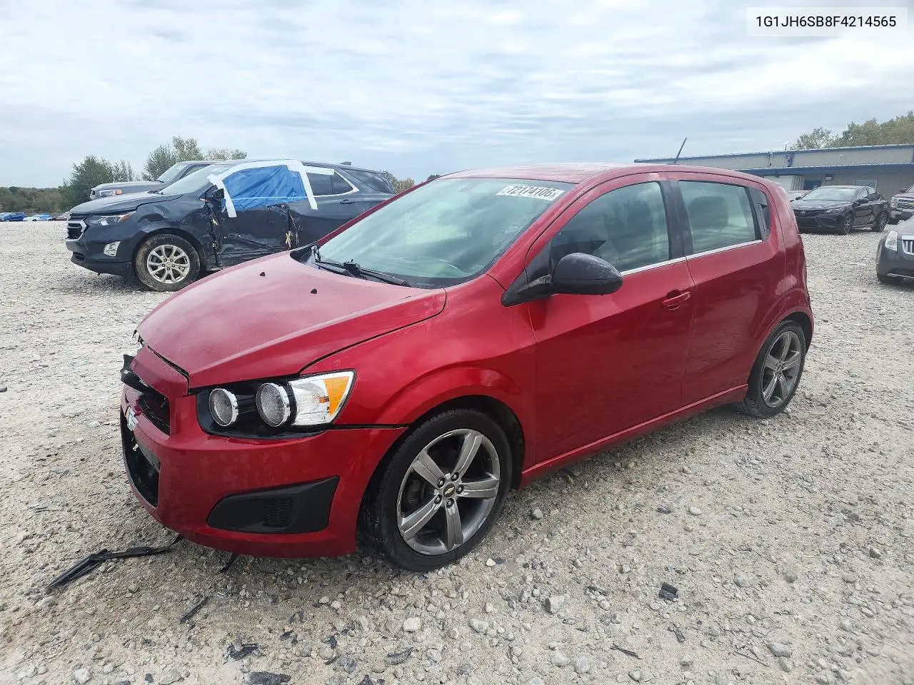 CHEVROLET SONIC 2015, VIN 1G1JH6SB8F4214565
