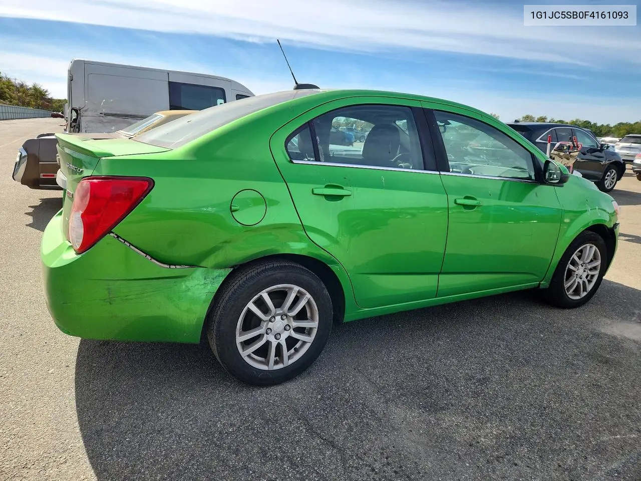 2015 CHEVROLET SONIC VIN 1G1JC5SB0F4161093 — фото 3